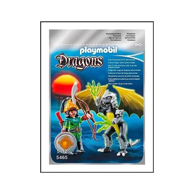Playmobil 5465 Dragon temp&ecirc;te avec soldat