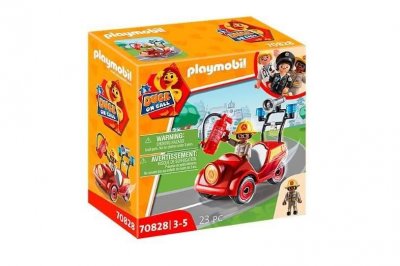 PLAYMOBIL - 70828 - DUCK ON CALL - Voiturette de pompier