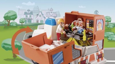 Playmobil 70916 Duck v&eacute;hicule de secours