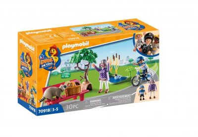 Playmobil 70918 Duck on call Polici&egrave;re animaux 