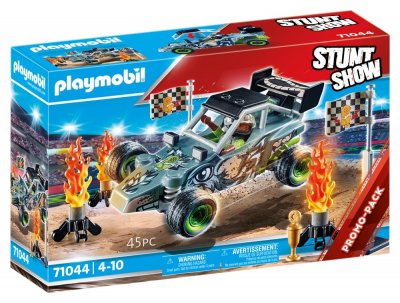 PLAYMOBIL - 71044 - Promo Pack - Stuntshow Cascadeur et buggy