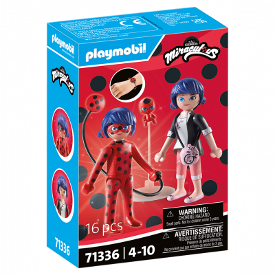 Playmobil 71336 Miraculous : Marinette &amp; Ladybug