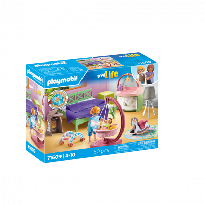 Playmobil 71609 - Chambre De Parents Avec Berceau Suspendu
