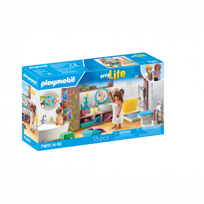 Playmobil 71611 - Salle De Bains Avec Douche Et Baignoire