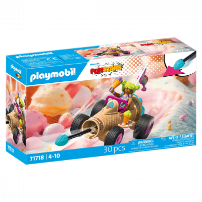 Playmobil 71718 Kart cornet de glace, Funstars, 30 pieces, Des 4 ans