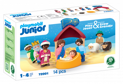 Playmobil 72001 JUNIOR : La cr&egrave;che de Noel  Playmobil junior