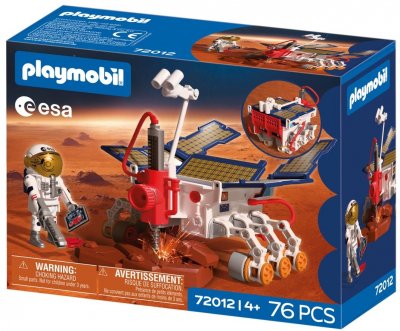 Playmobil 72012 Rover dexploration sur Mars de lESA Lespace 76 pi&egrave;ces d&egrave;s 4 ans