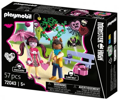 Playmobil 72043 Monster High : Rendez-vous de la Saint-Valentin