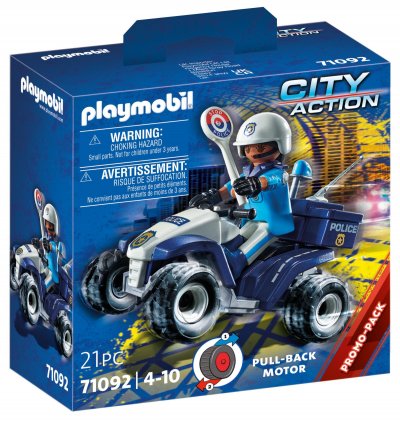 Playmobil 9223174 Policier et Quad 