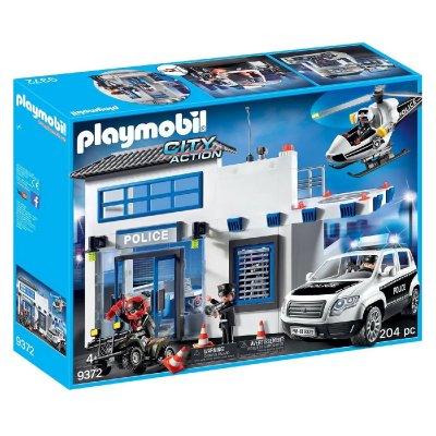 Playmobil 9372 - Poste De Police Et V&eacute;hicules