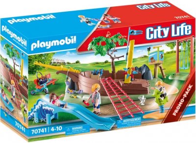 Playmobil Adventure Park With Shipwrecked Boat Multicolore
