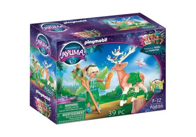 Playmobil Ayuma 70806 Forest Fairy avec animal pr&eacute;f&eacute;r&eacute; 