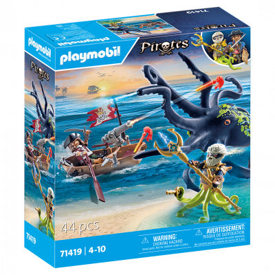 Playmobil Battle Against The Giant Octopus Construction Game Dor&eacute;