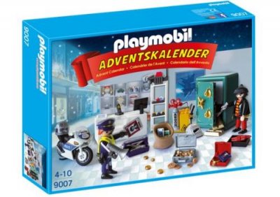 PLAYMOBIL  Calendrier de l'avent 9007 Policier et cambrioleur