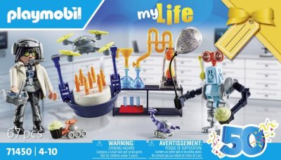 Playmobil&reg; - Chercheur Avec Robot - 71450 - Playmobil My Life