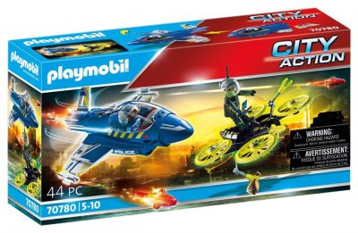 Playmobil City Action 70780 Jet de police et drone 