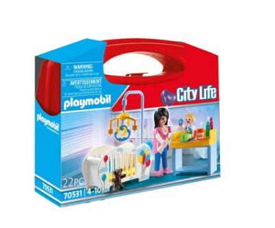 Playmobil City Life 70531 Valisette chambre de b&eacute;b&eacute; 