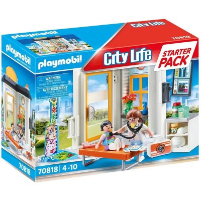 Playmobil City Life 70818 Starter Pack Cabinet de p&eacute;diatre 