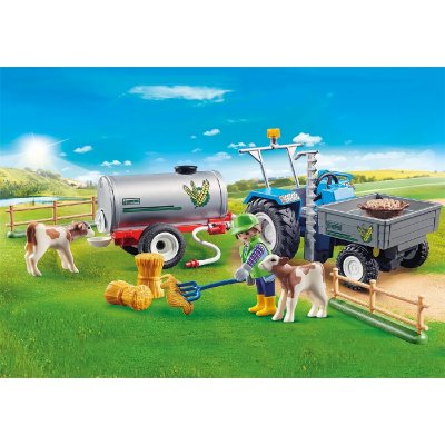Playmobil Country 70367 - Agriculteur Avec Faucheuse Et Citerne
