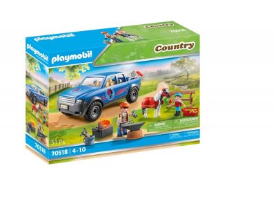 Playmobil Country 70518 Mar&eacute;chal-ferrant et v&eacute;hicule 