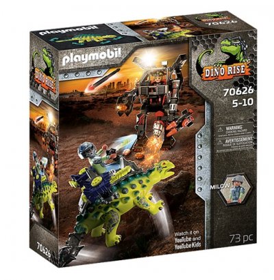 Playmobil Dinos 70626 Saichania et Robot soldat 