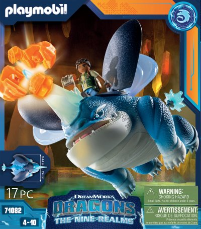 Playmobil Dragons 71082 The Nine Realms Plowhorn and D'Angelo 