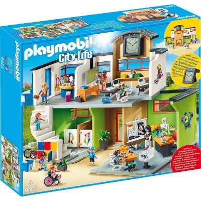 Playmobil - Ecole Am&eacute;nag&eacute;e - 9453