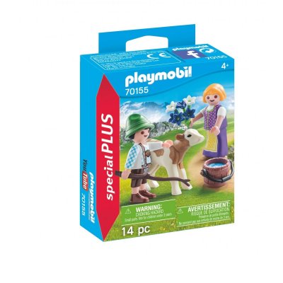 Playmobil - Enfants avec Veau - 70155