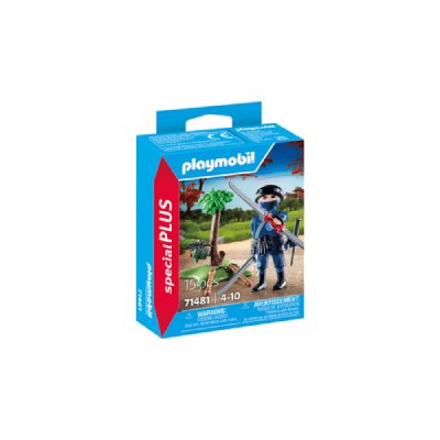 Playmobil Equipped Ninja Construction Game Argent&eacute;