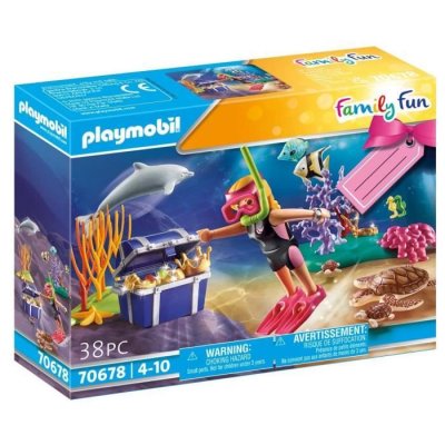 Playmobil Family Fun 70678 Set cadeau Plongeuse sous-marine 