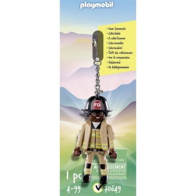 Playmobil Firefighter City Action Keychain Multicolore