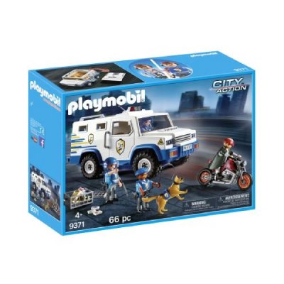 Playmobil- Fourgon Blind&eacute;, 9371