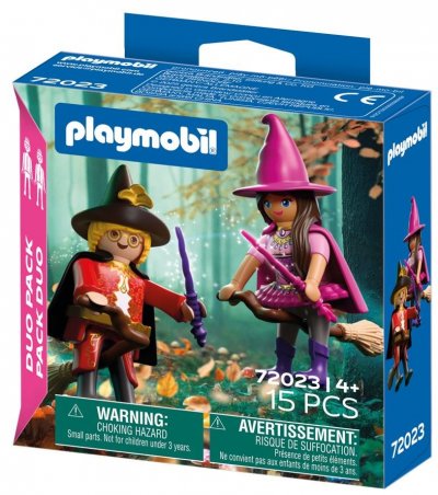 Playmobil Halloween 72023 - Sorci&egrave;re et sorcier - Duo Pack