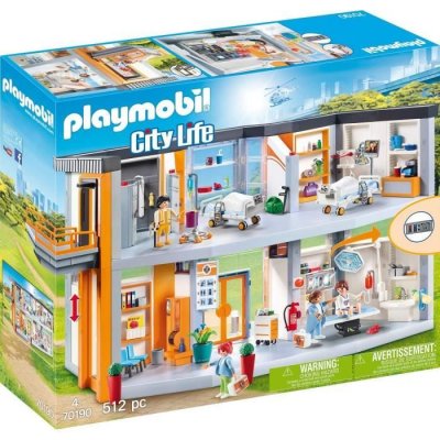 Playmobil - H&ocirc;pital am&eacute;nag&eacute; - 70190