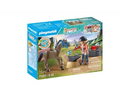 Playmobil Horses of Waterfall 71357 Mar&eacute;chal-ferrant