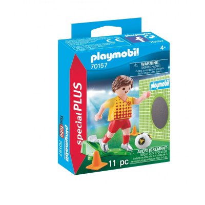 Playmobil - Joueur de foot et but - 70157