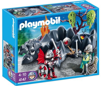 Playmobil Knights 4147 - Compacset Chevaliers Dragons