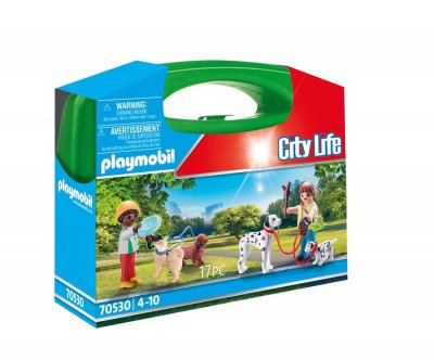 Playmobil La maison traditionnelle 70530 Valisette Enfants et chiens 