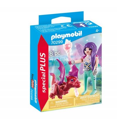 Playmobil Le palais de princesses 70299 F&eacute;e avec b&eacute;b&eacute; dragon