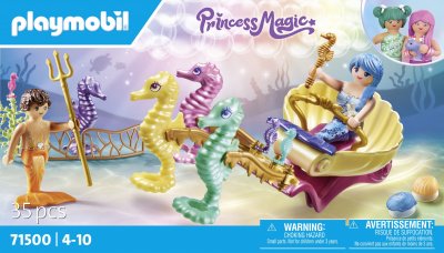 Playmobil Mermaid With Seahorse Carriage Construction Game Dor&eacute;