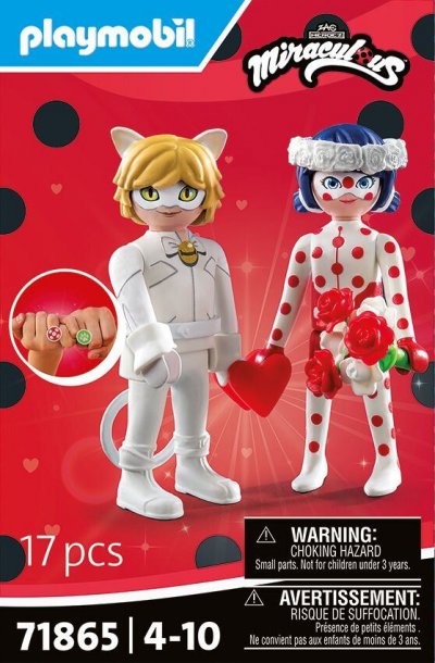 Playmobil Miraculous 71865 Mariage Ladybug & Chat noir