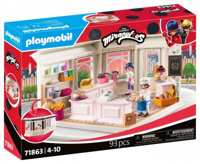 Playmobil Miraculous: Figurine De P&acirc;tisserie Fran&ccedil;ais