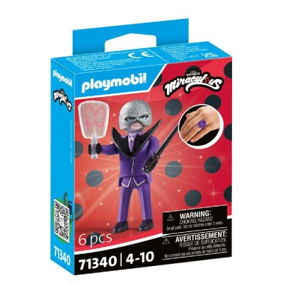 Playmobil Miraculous: Hawk Moth Construction Game Violet