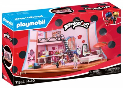 Playmobil Miraculous: Marinettes Loft Construction Game Rose