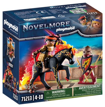 Playmobil Novelmore 71213 Chevalier Burnham Raider Cheval de feu
