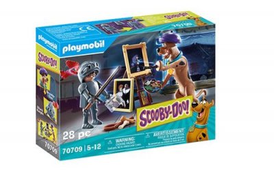 Playmobil Scooby-Doo ! 70709 SCOOBY-DOO avec chevalier noir 