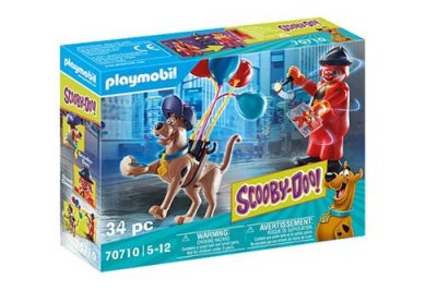 Playmobil Scooby-Doo ! 70710 SCOOBY-DOO avec fant&ocirc;me du clown 