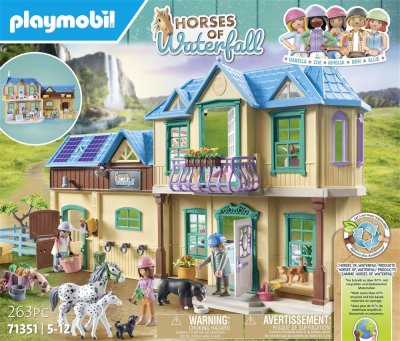 Playmobil Waterfall Ranch Construction Game Multicolore