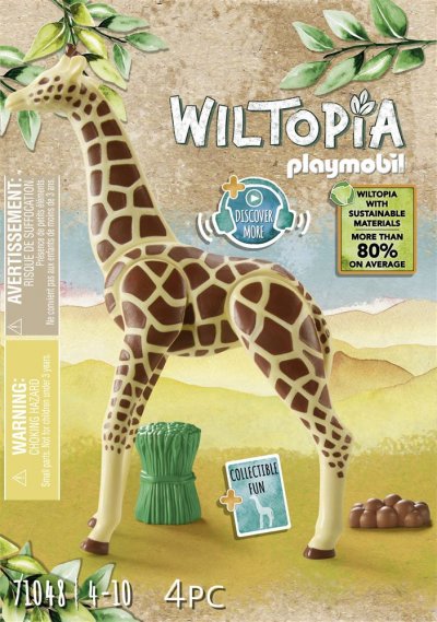 Playmobil Wiltopia - Animaux Carte &agrave; Collectionner - Girafe (71048)