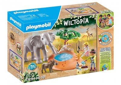 Playmobil Wiltopia Elephant In La Ponda Construction Game Multicolore
